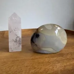 デンドリックローズ　タワー　デンドリックアゲート(こちらはおまけ) 2点セット