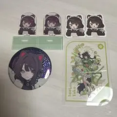 戌亥とこ 缶バッジ+チョコエッグ+特典クリアカードセット