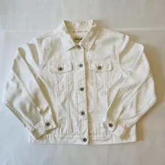 エディバウアー EddieBauer Gジャン 白デニム アウター レディースM