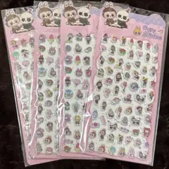 ラブブ　ぷくぷく　立体ミニシール4枚セット 在庫2セット