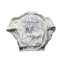 vintage reversible blouson jacket white