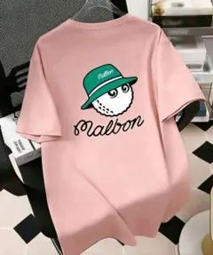 Malbon Golf レディース 半袖シャツ ピンクのサムネイル