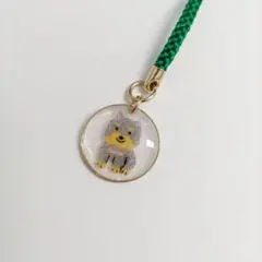 No.1897。ヨークシャーテリアさん(レジンストラップ)