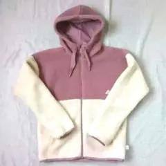 【美品】adidas ボア フリースジャケット パーカー もこもこ