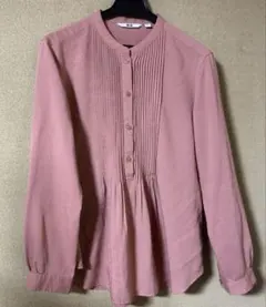 UNIQLO レーヨンピンタックブラウス