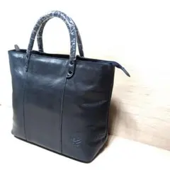 髭　トートバッグ　革製　ダークネイビー　HARVEST　CORDURA　吉田鞄