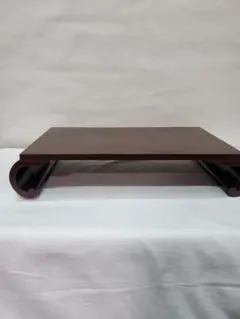 「L597」長期保管品 古い木製 花台 飾台 置台 四脚 伝統工芸 木工品 L597」長期保管品 古い木製 花台 飾台 置台 四脚 伝統工芸 木工品