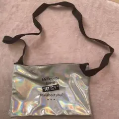 ALGY ホログラムショルダーバッグ