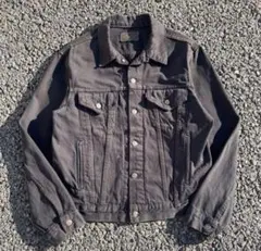 LEVI’S リーバイス ブラックデニム ジャケット 後染め 黒染め