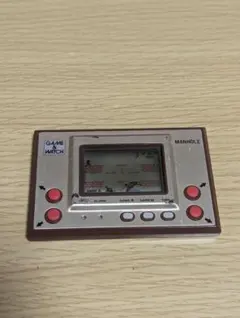 マンホール　※液漏れありません！任天堂　ゲームウォッチ レトロ 液晶ゲーム】ゲームウォッチ マンホール 電子 液晶 玩具