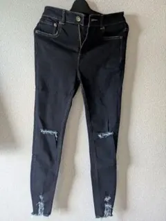 JEANASIS ブラック スキニーデニム