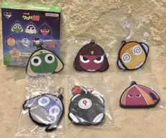 一番くじ ケロロ軍曹 J賞 ラバーチャーム 6種 set セミコンプ