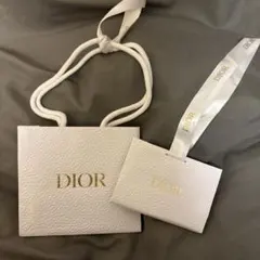 Dior ショップ袋とリボンタグ セット