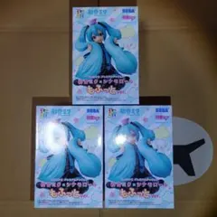 初音ミク×シナモロール ちょこのせプレミアムフィギュア もふっとver. 3個のサムネイル