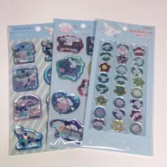 おはじきふうシール＆ウォーターシール シナモロールセット