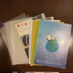 クリアファイルまとめ売り スヌーピー 無地のものなど 16枚セット