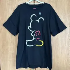 UT ディズニー　グラフィックT ミッキー　黒　新品未使用　メンズ Lサイズ