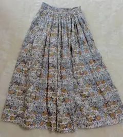 美品◇ハンドメイド◇リバティ◇花柄スカート◇オーチャード◇タナローン◇のサムネイル