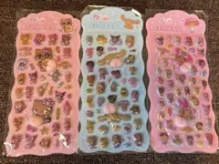 日焼けサンリオ　日焼けキティ　おしりシール　3枚セット