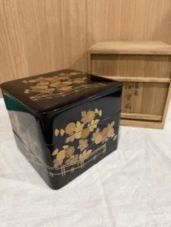 山田平安堂　平安堂　翔鶴　2段重　重箱　美品 漆器 山田平安堂｜予算別 商品一覧 山田平安堂 平安堂 翔鶴