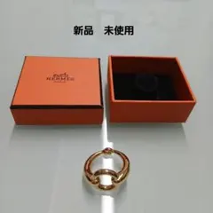 美品】エルメス スカーフリング モー ホースビット ゴールド 9Q2