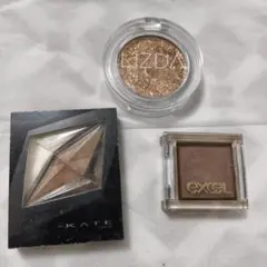 エクセル アイプランナー アイシャドウ3点セットに