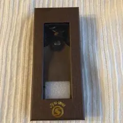 ブラウンレザーキーケース 透明ポケット付き