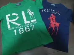 ポロ・ラルフ・ローレン Tシャツ 2枚セット3T100