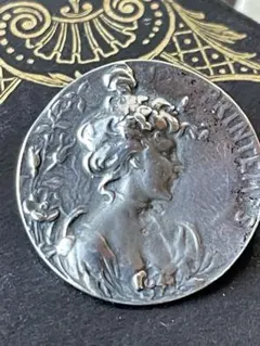 フランス アンティーク1912年ジャンヌダルクのブローチ ロレーヌ十字架 
