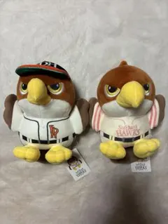 福岡ソフトバンクホークス ピンクリボン&ダイエーユニフォーム鷹ぬいぐるみ 新品 福岡ソフトバンクホークス ピンクリボン&ダイエーユニフォーム鷹