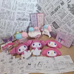 ハッピーセット　キキ&ララ　マイメロ　9点セット　おまけひみつのおもちゃ