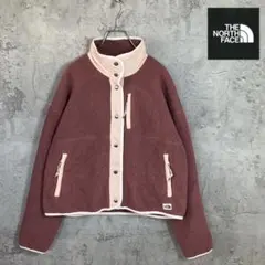 ザノースフェイス　フリース　ボア　ジャケット　希少デザイン　ピンク　レディースM