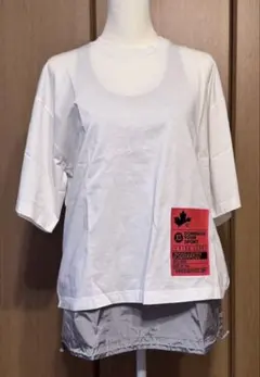 DSQUARED2 異素材レイヤードTシャツXS