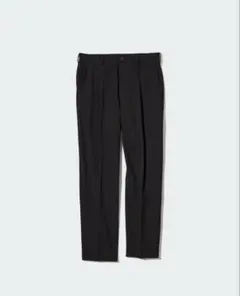 UNIQLO タックテーパードパンツ ブラック Mサイズ