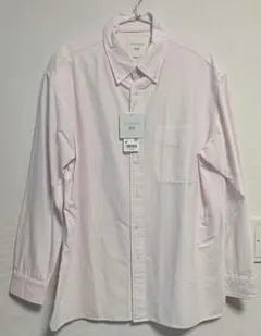 新品未使用UNIQLO　アンダーソン　オックスフォード　シャツ　ピンクストライプ
