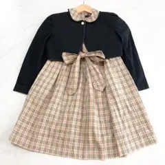 美品✨️BURBERRY ノバチェック フォーマル ワンピース 130cm 子供
