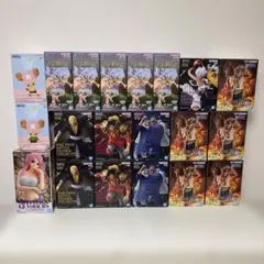 ワンピース　ルフィ　ガープ　ロジャー　レイリー　エース　フィギュアまとめ売り
