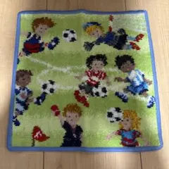 袋付き　FEILER フェイラー サッカー ハンカチ