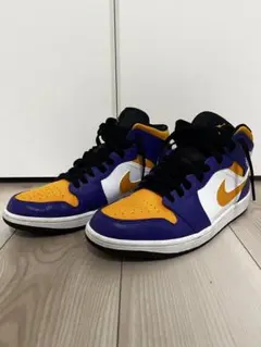 NIKE Air Jordan 1 Mid Lakers レイカーズ