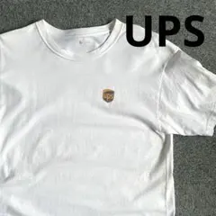00s UPS 企業Tシャツ 左胸ワンポイントプリント 大判プリント カンパニー