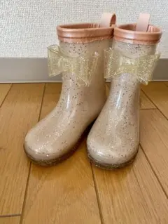 15センチ⭐︎キッズラメ入り⭐︎レインブーツのサムネイル