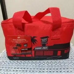 【新品未使用】Trader Joe's ミニ保冷バッグ赤レッド