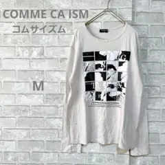 COMME CA ISM コムサイズム ロンT M フォトプリント 100%綿