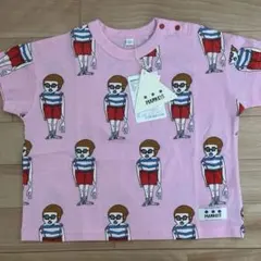 マーキーズ　総柄ワイドTシャツ　ピンクオリバー　Sのサムネイル
