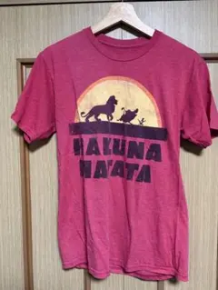 ライオンキングtシャツ　プリント ディズニー