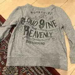 AZUL by moussy グレー トレーナー 100cmのサムネイル