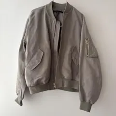 春物　カーキ MA-1ジャケット