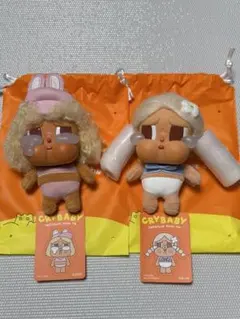 POPMARTクライベイビー 新作ぬいぐるみペンダント２個セット