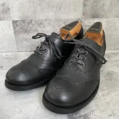 【美品】あしながおじさん ウイングチップ 革靴 レースアップ 24.5