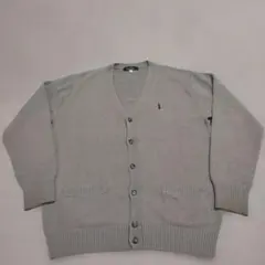 EAST BOY グレー Vネック カーディガン Lサイズ